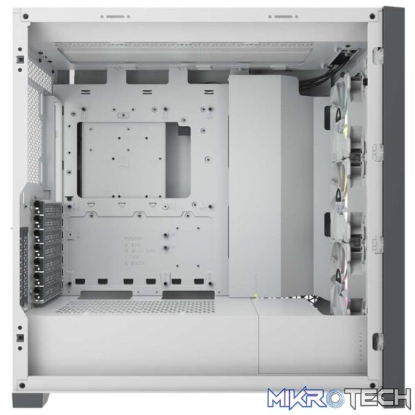 Corsair Obsidian Series 5000X RGB White E-ATX Chassis - Image 3